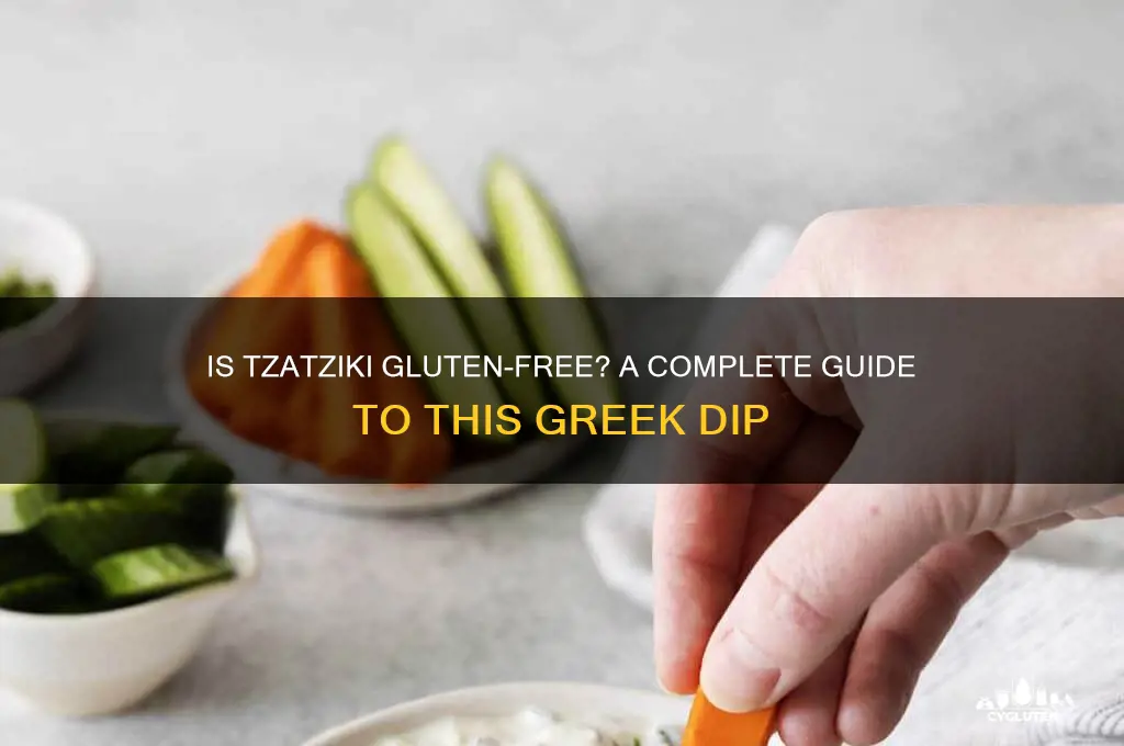 is tzatziki gluten free