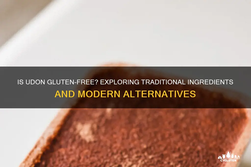 is udon gluten-free