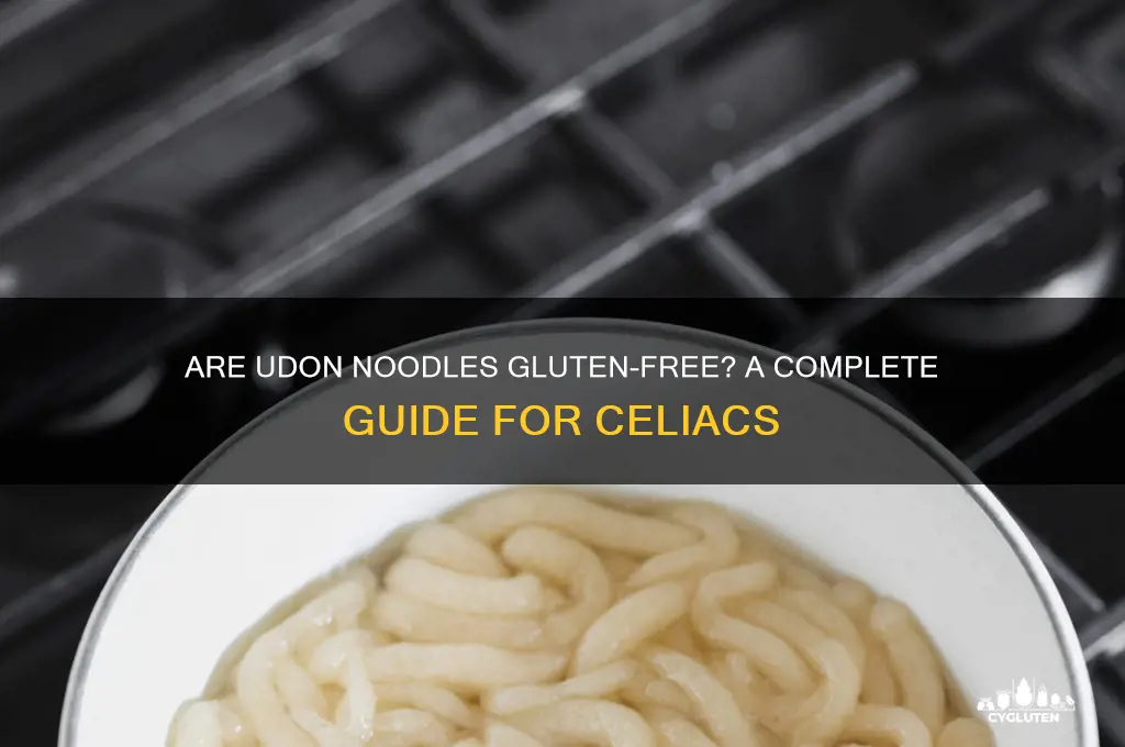 is udon noodles gluten free