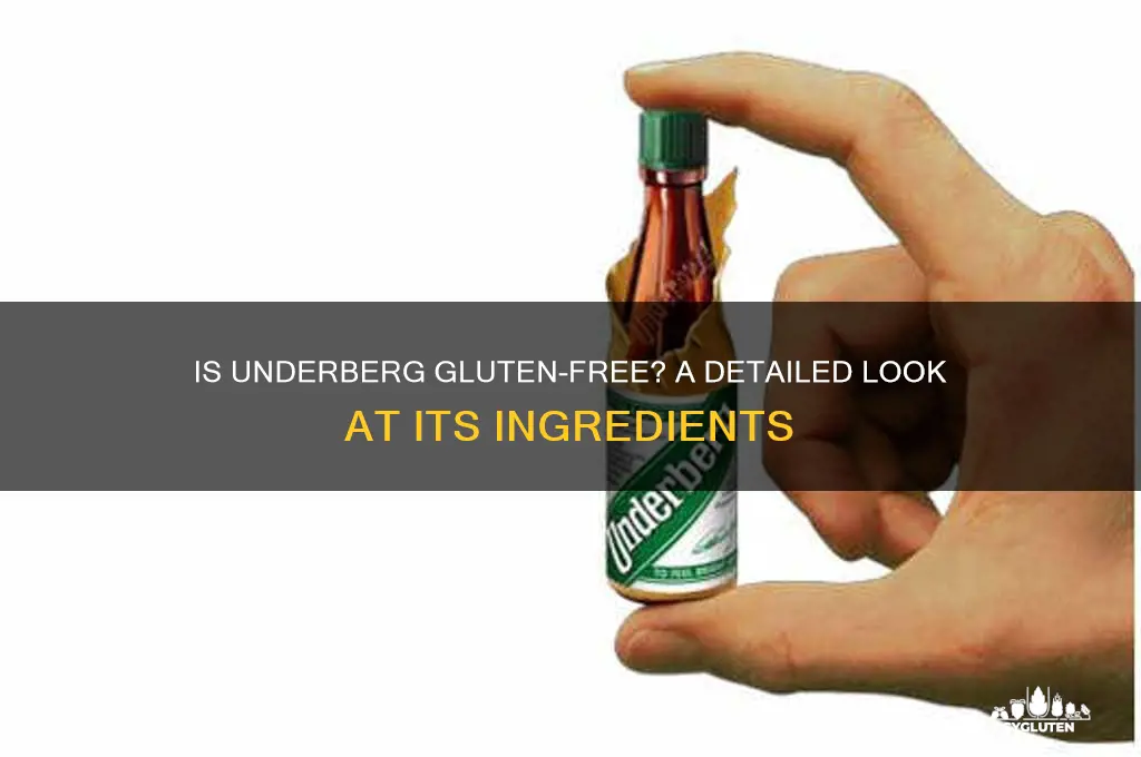 is underberg gluten free