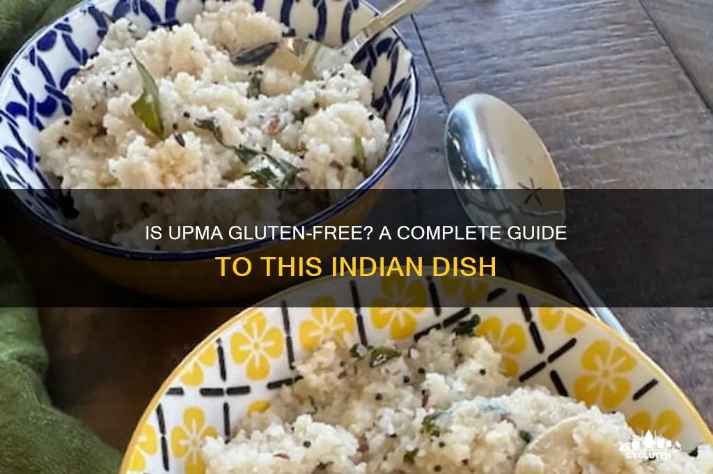 is upma gluten free