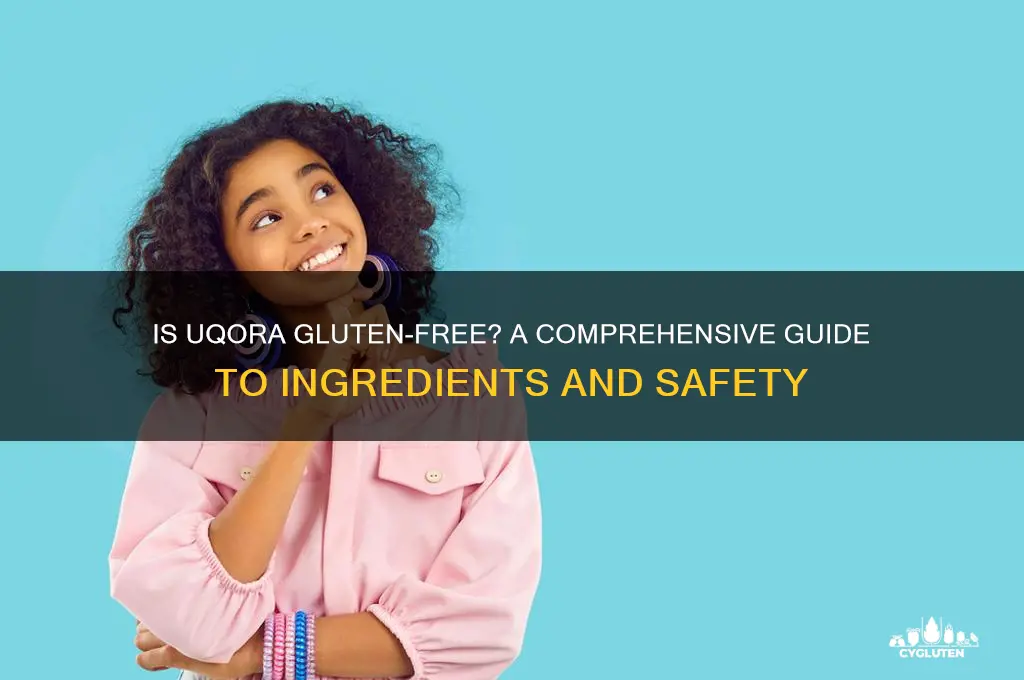 is uqora gluten free