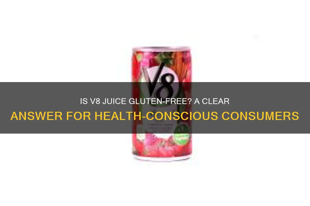 is v8 juice gluten free