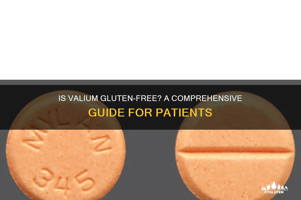 is valium gluten free