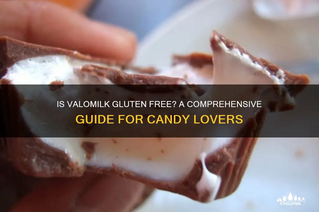 is valomilk gluten free