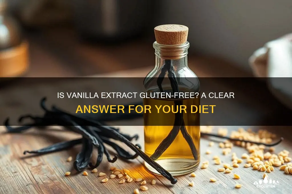 is vanilla extract gluten free