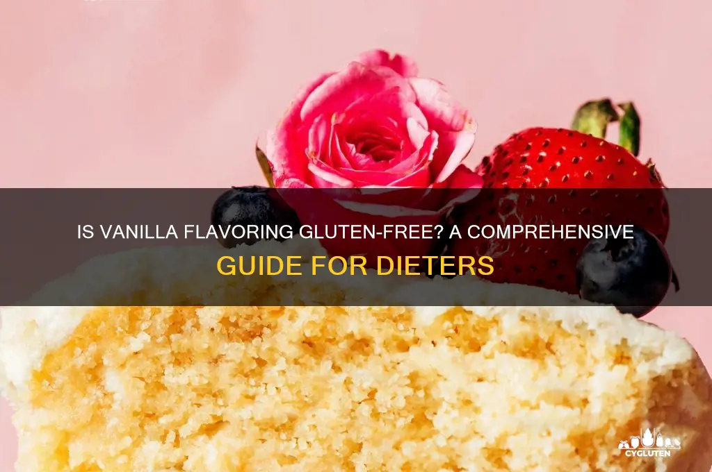 is vanilla flavoring gluten free