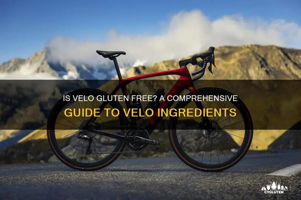 is velo gluten free