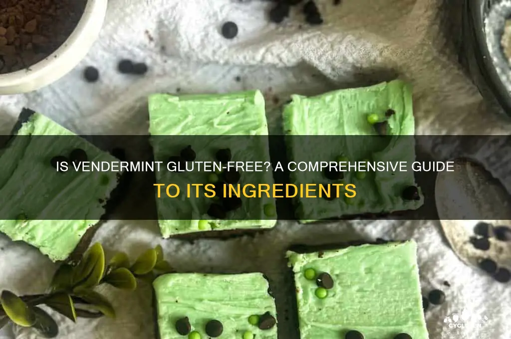 is vendermint gluten free