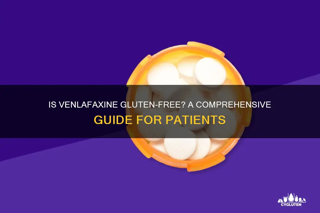 is venlafaxine gluten free