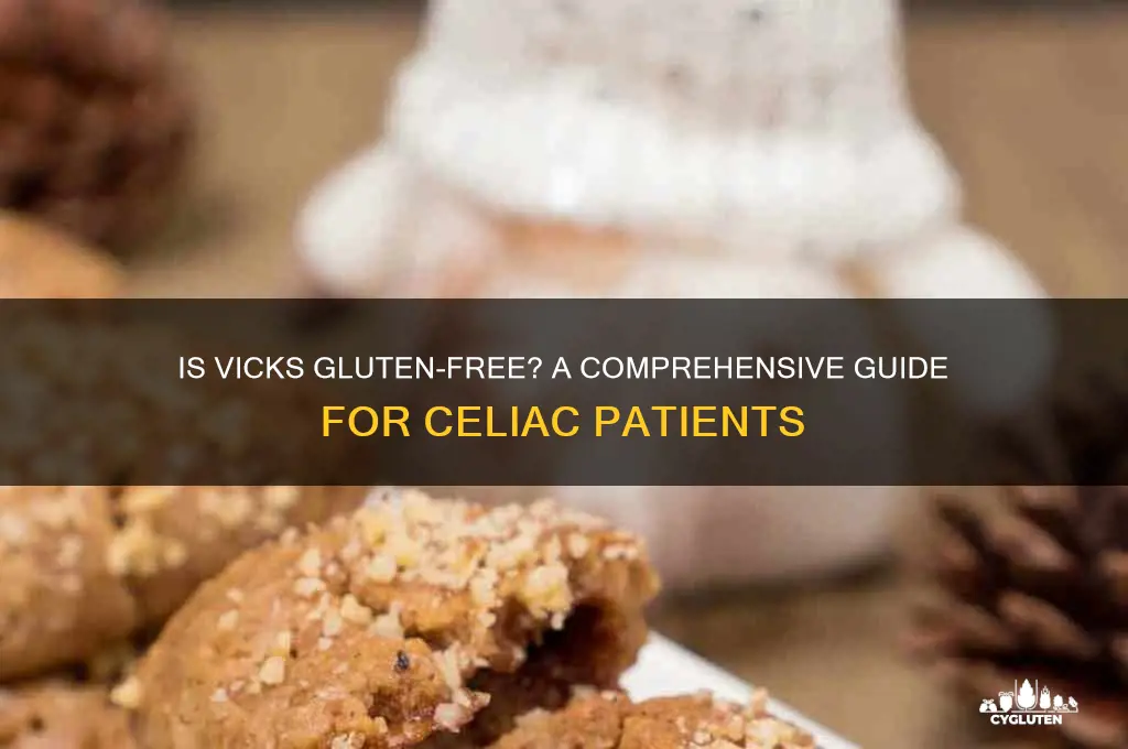 is vicks gluten free