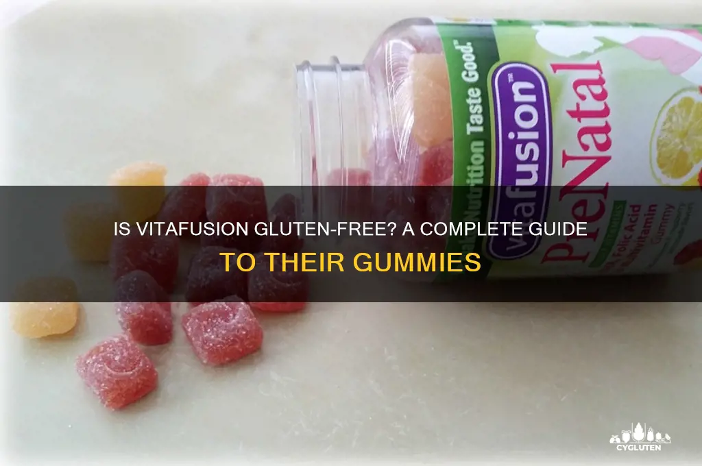 is vitafusion gluten free