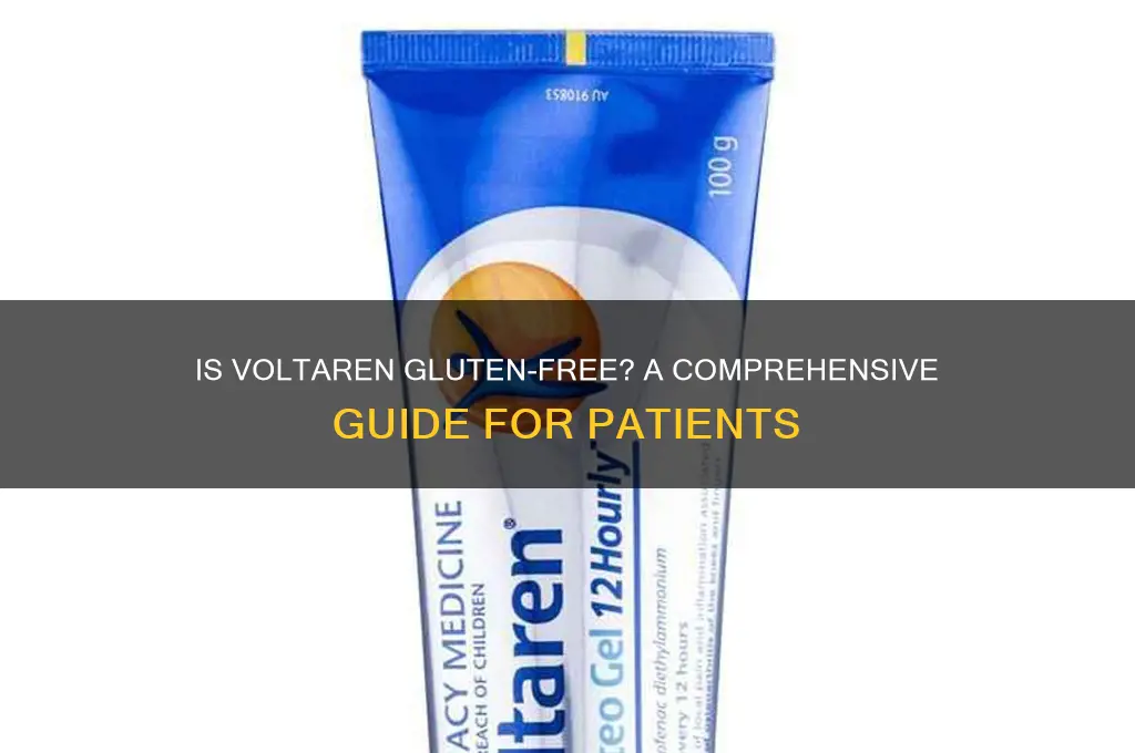 is voltaren gluten free