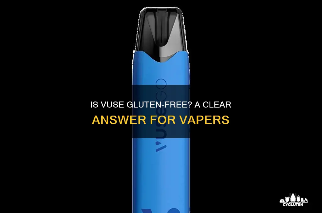 is vuse gluten free