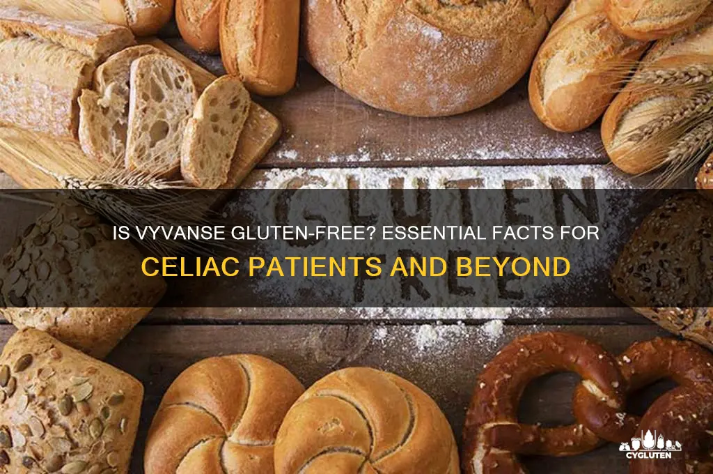 is vyvanse gluten free