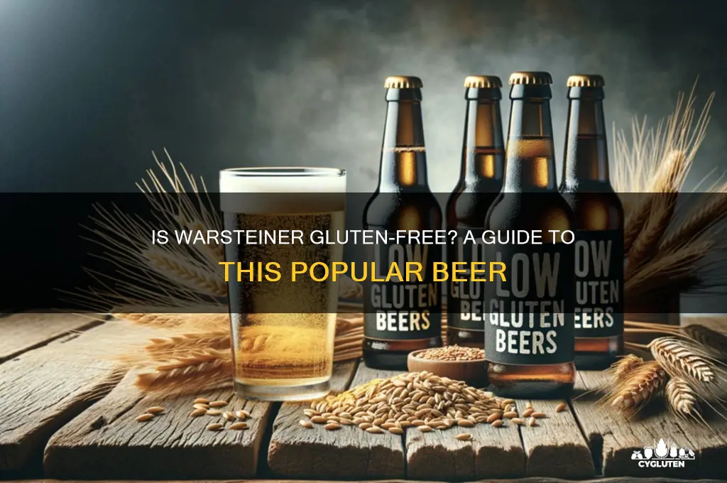 is warsteiner gluten free
