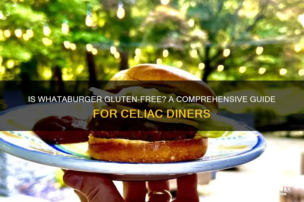is whattaburger gluten free