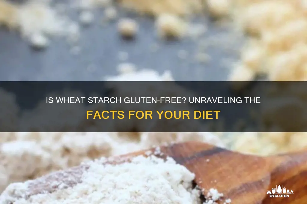 is wheat starch gluten free