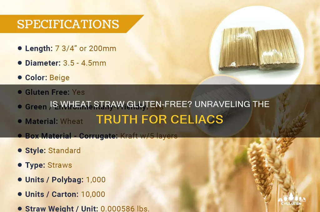 is wheat straw gluten free
