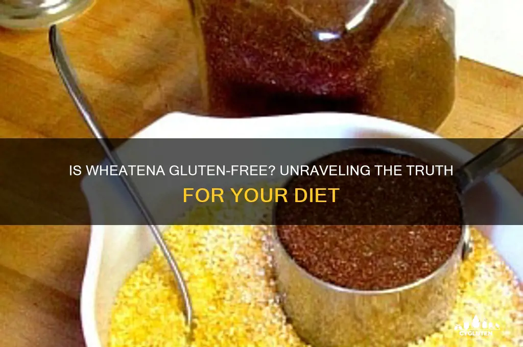 is wheatena gluten free