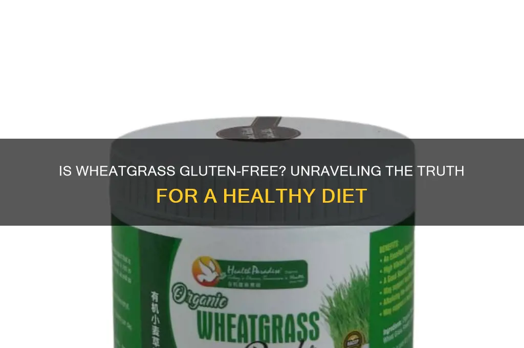 is whestgrass gluten free