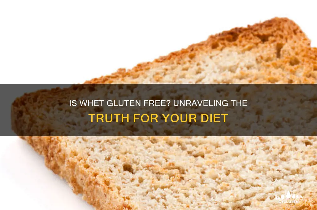 is whet gluten free