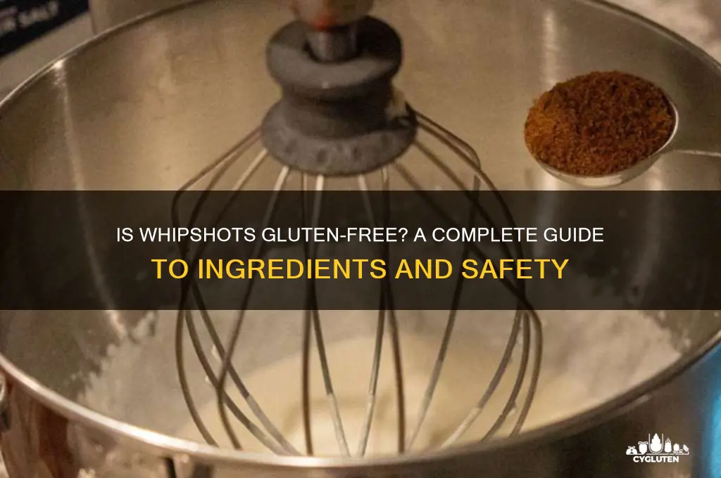 is whipshots gluten free