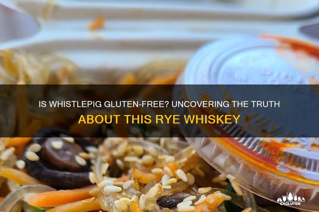 is whistlepig gluten free