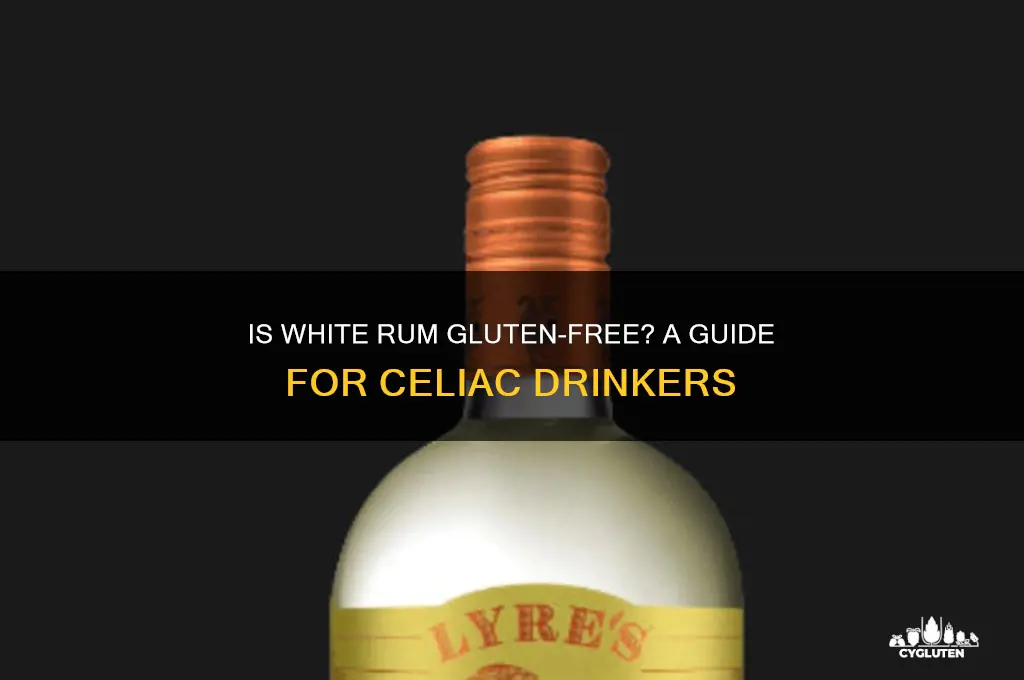 is white rum gluten free
