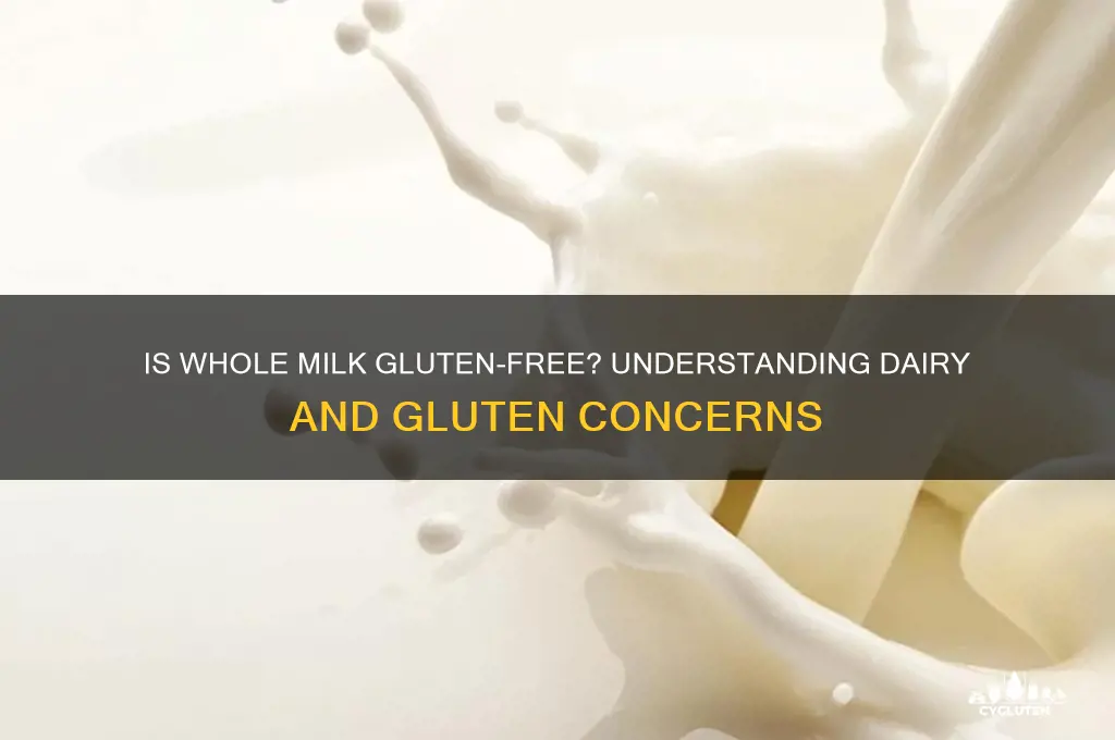 is whole milk gluten free