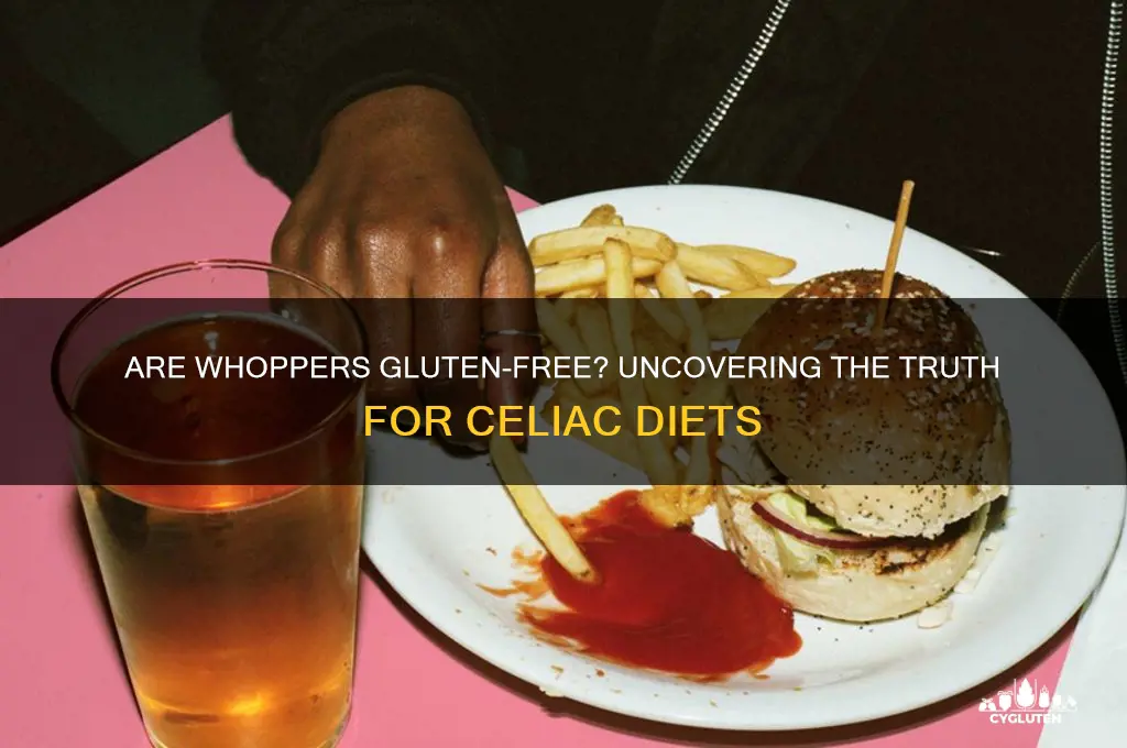 is whoppers gluten free