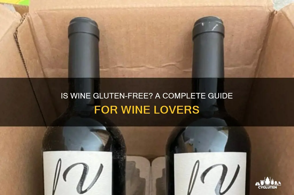 is wine gluten fre