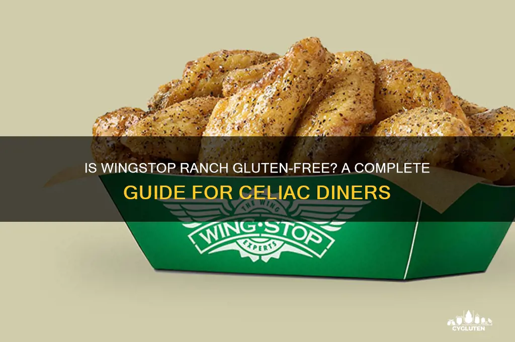 is wingstop ranch gluten free