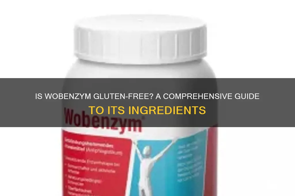 is wobenzym gluten free