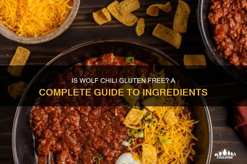 is wolf chili gluten free