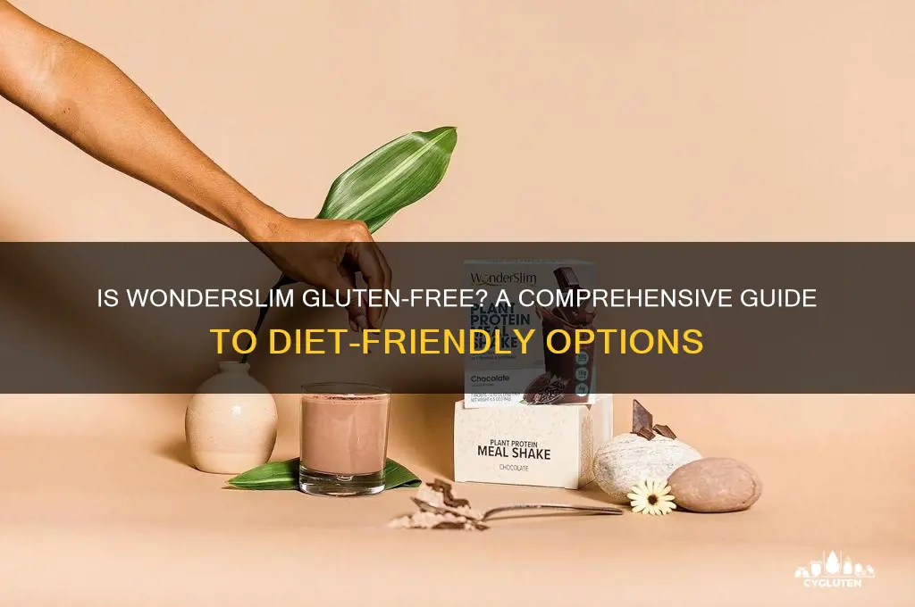 is wonderslim gluten free