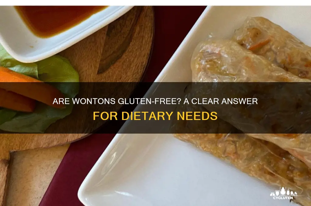 is wonton gluten-free