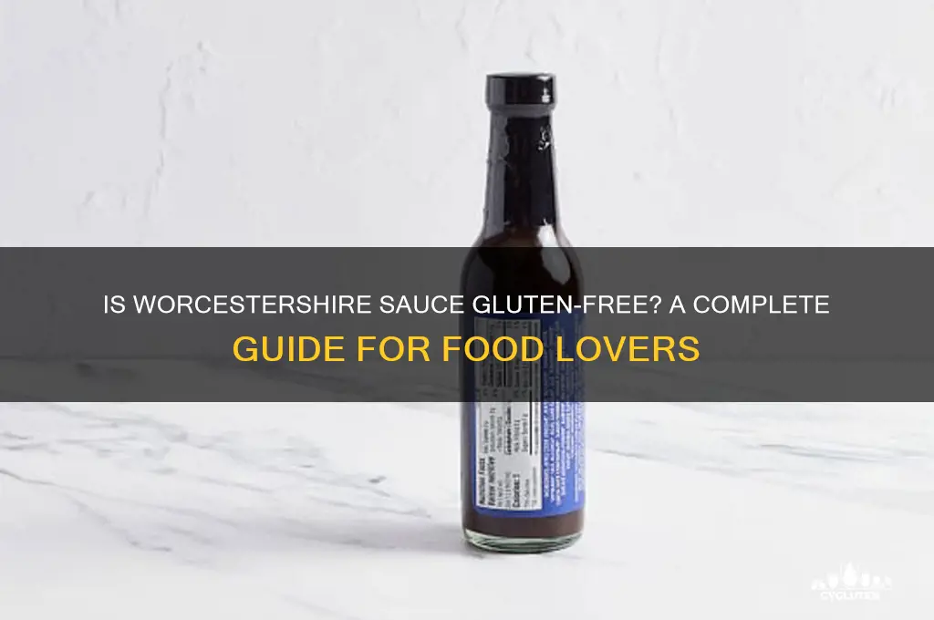 is worchestire gluten free
