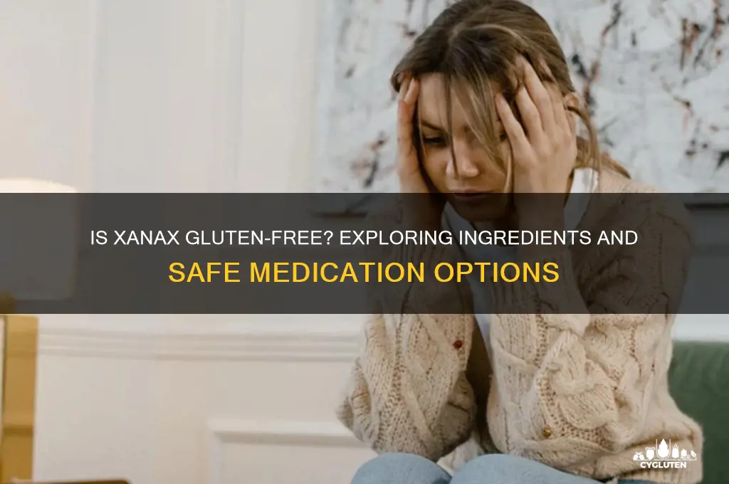 is xanax gluten free