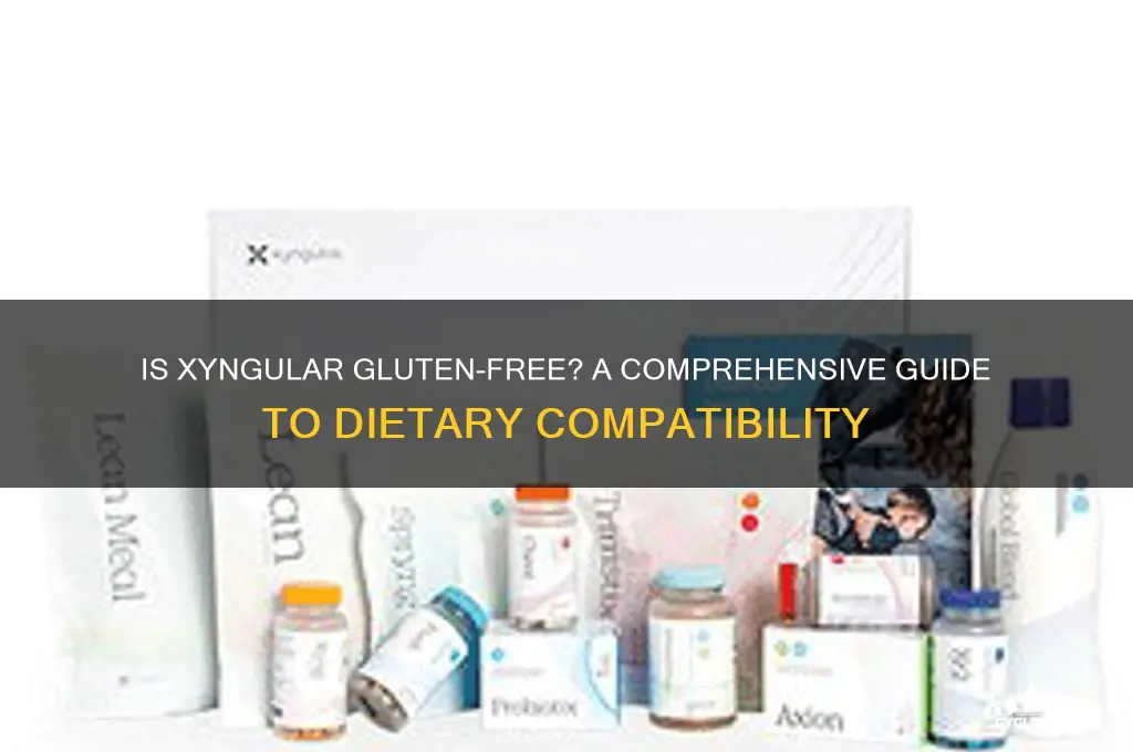 is xyngular gluten free