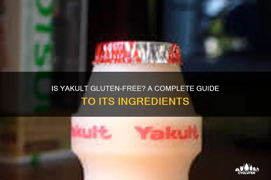 is yakult gluten free