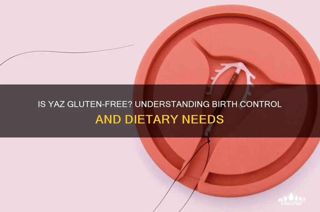 is yaz gluten free