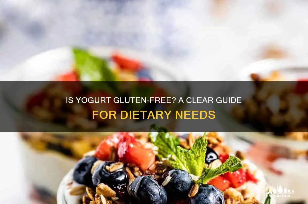 is yogart gluten free