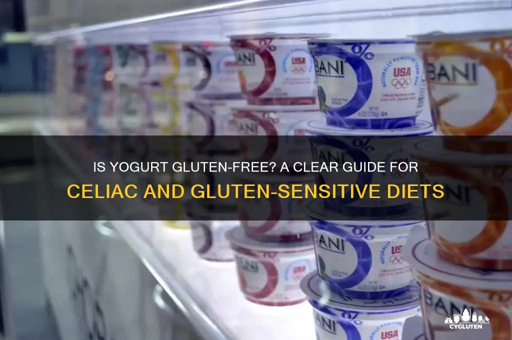 is yoghurt gluten free