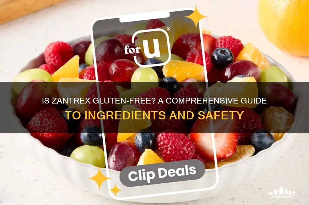 is zantrex gluten free