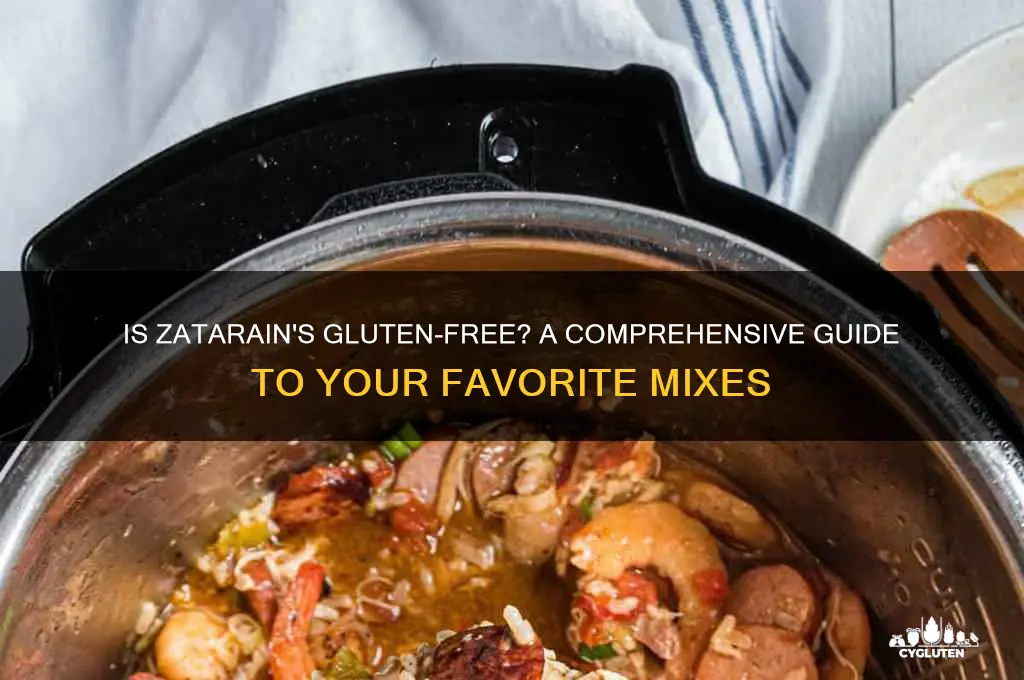 is zatarains gluten free