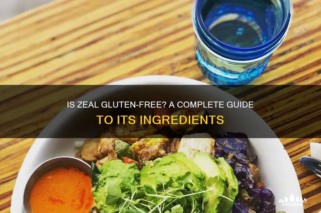 is zeal gluten free