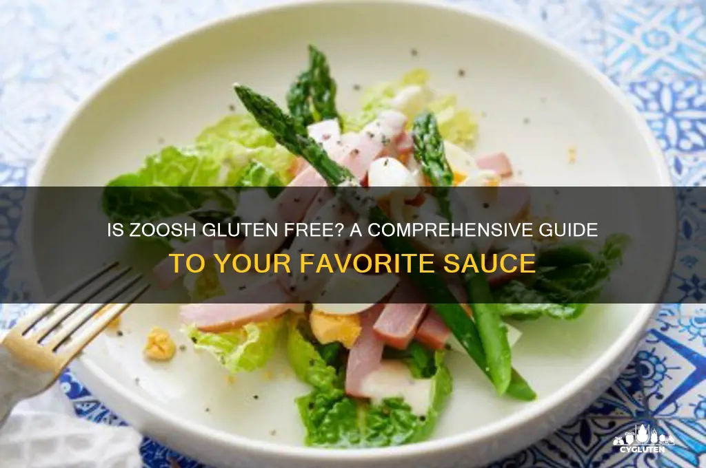 is zoosh gluten free