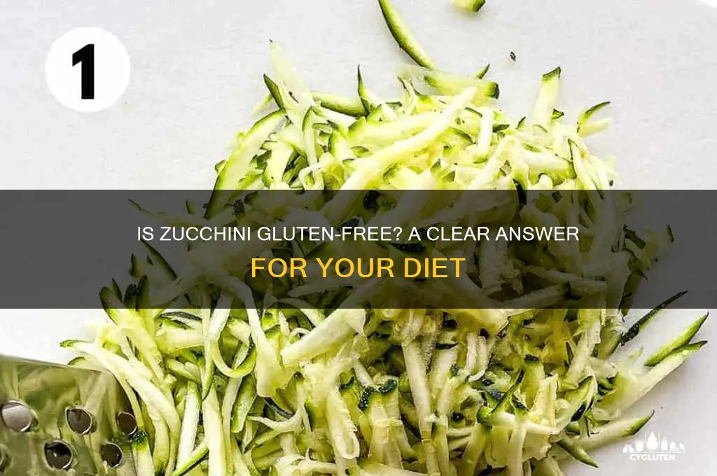 is zucchini gluten-free