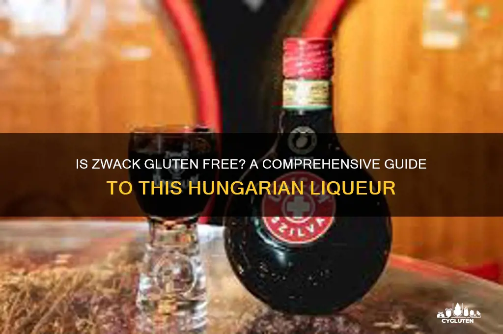 is zwack gluten free